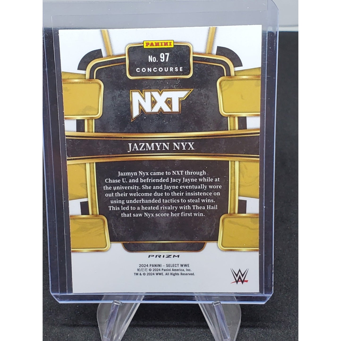 2024 Panini Select WWE Concourse Silver RC Jazmyn Nyx