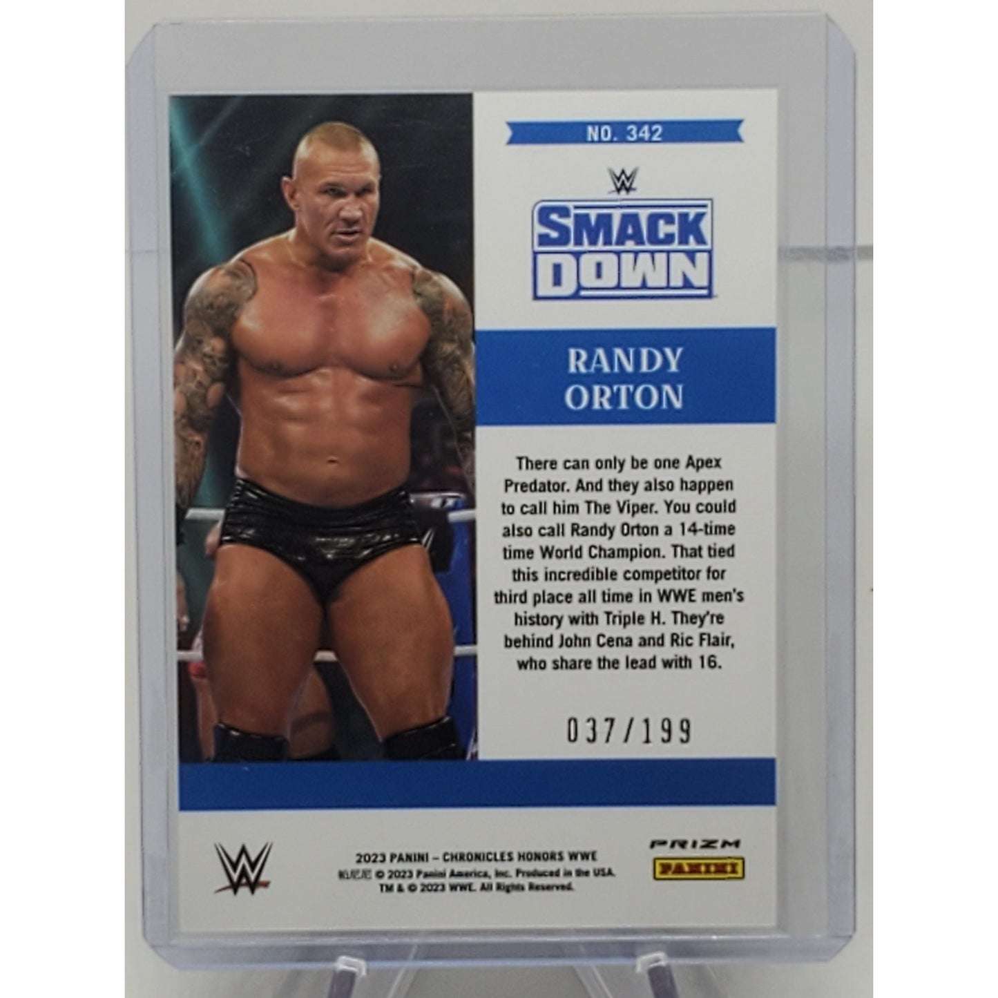 2023 Panini Chronicles WWE - Honors Red Prizm #342 Randy Orton /199