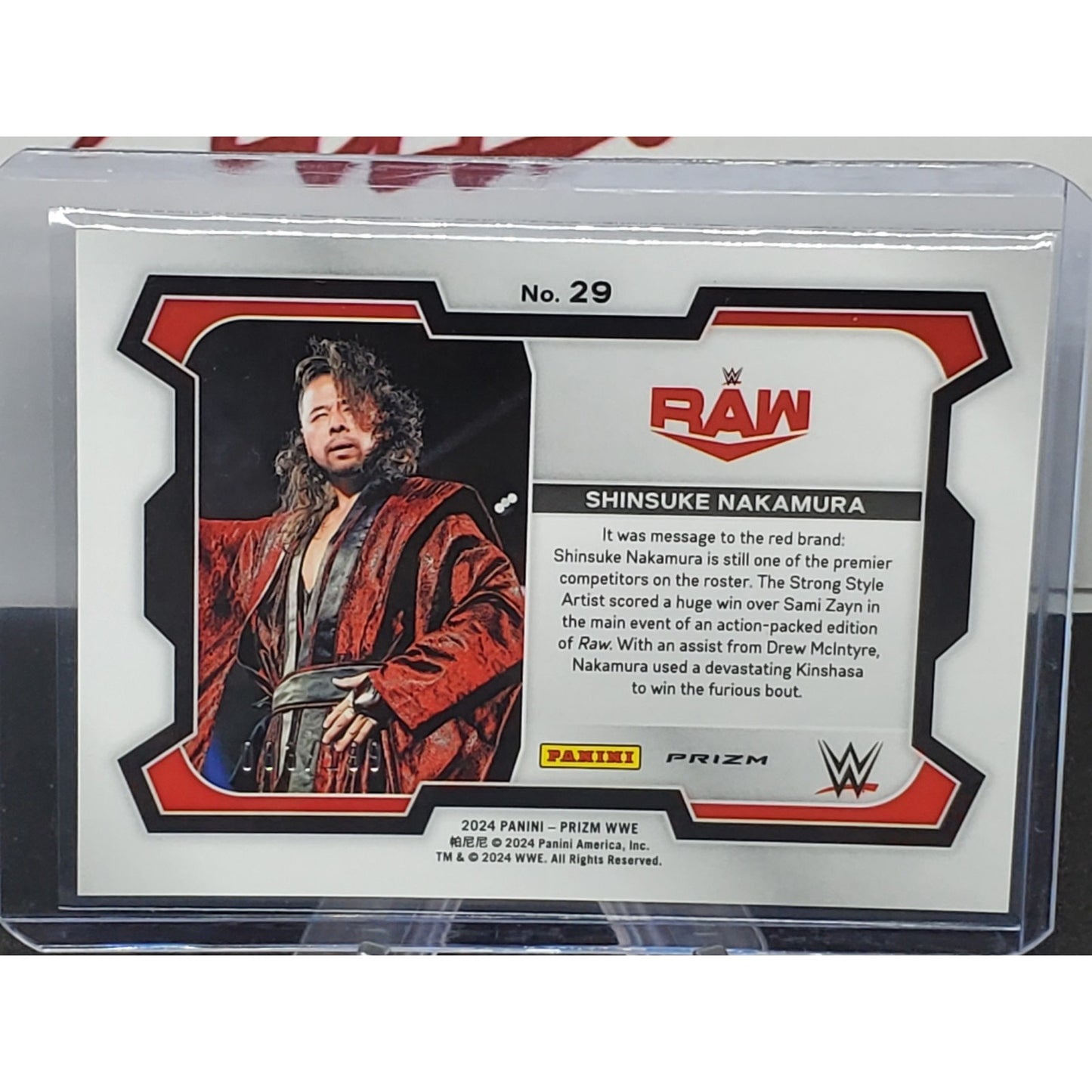 2024 Panini Prizm WWE Pandora Shinsuke Nakamura /199 #29