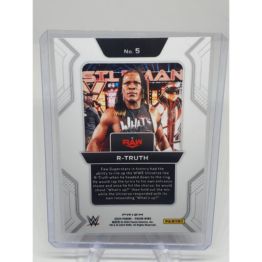 2024 Panini Prizm WWE - Prizmatic Entrances R-Truth #5 Disco Silver Prizm