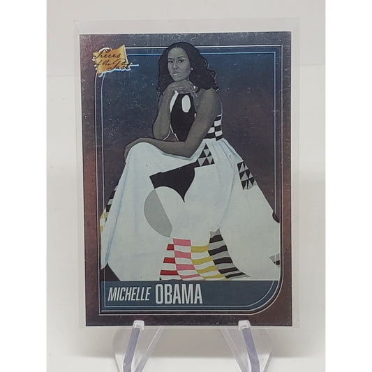 MICHELLE OBAMA 2021 PIECES OF THE PAST BLUE FOIL PARALLEL