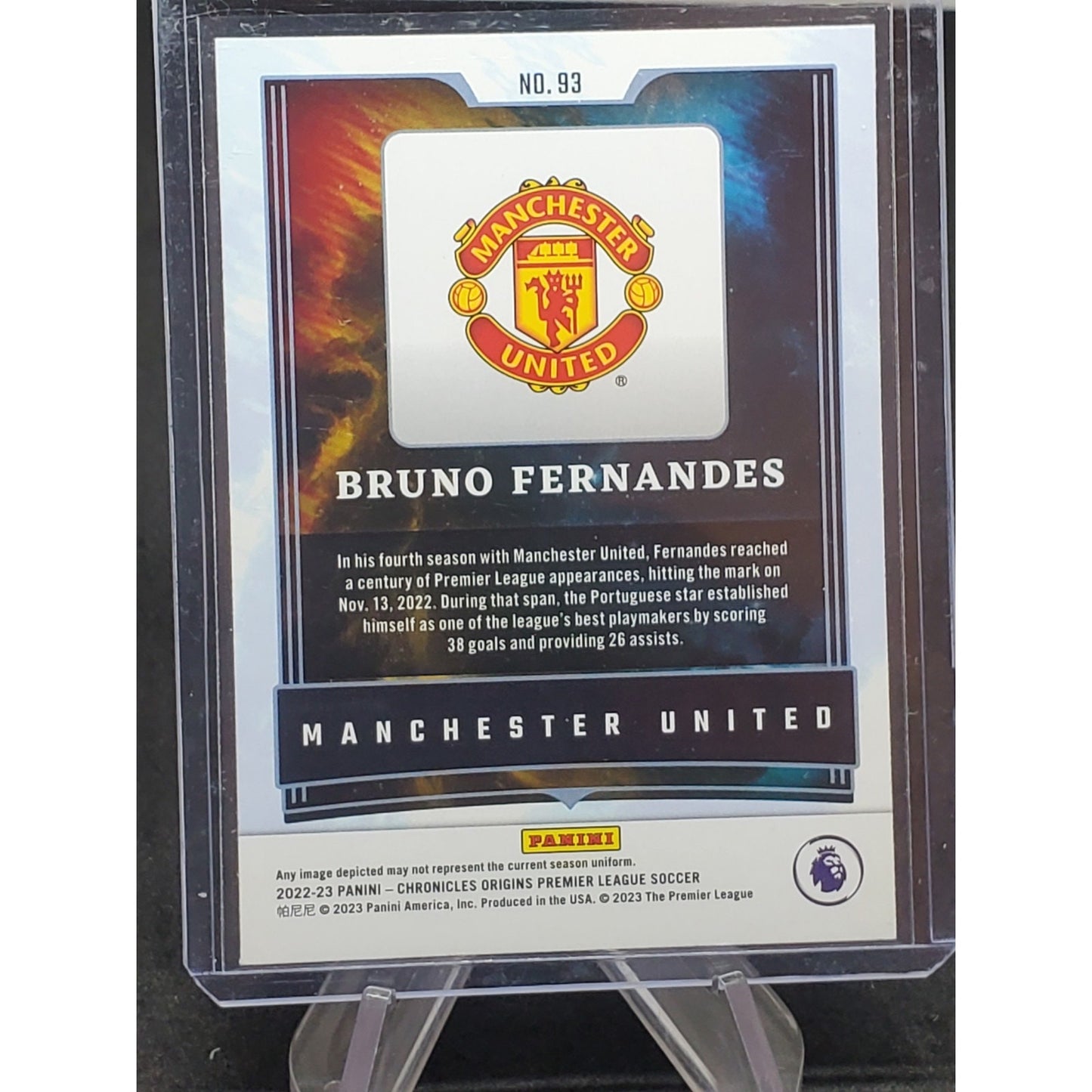 2022-23 Panini Chronicles - Base Premier League Origins Bruno Fernandes #93 Red