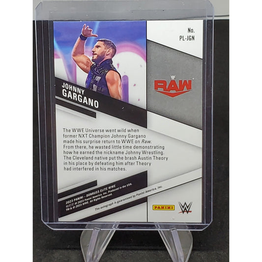 2023 Panini Donruss Elite WWE Johnny Gargano Pen Pals Autograph #PL-JGN