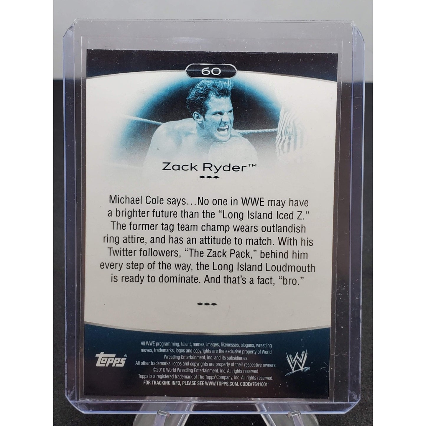 2010 Topps Platinum WWE - Zack Ryder #60