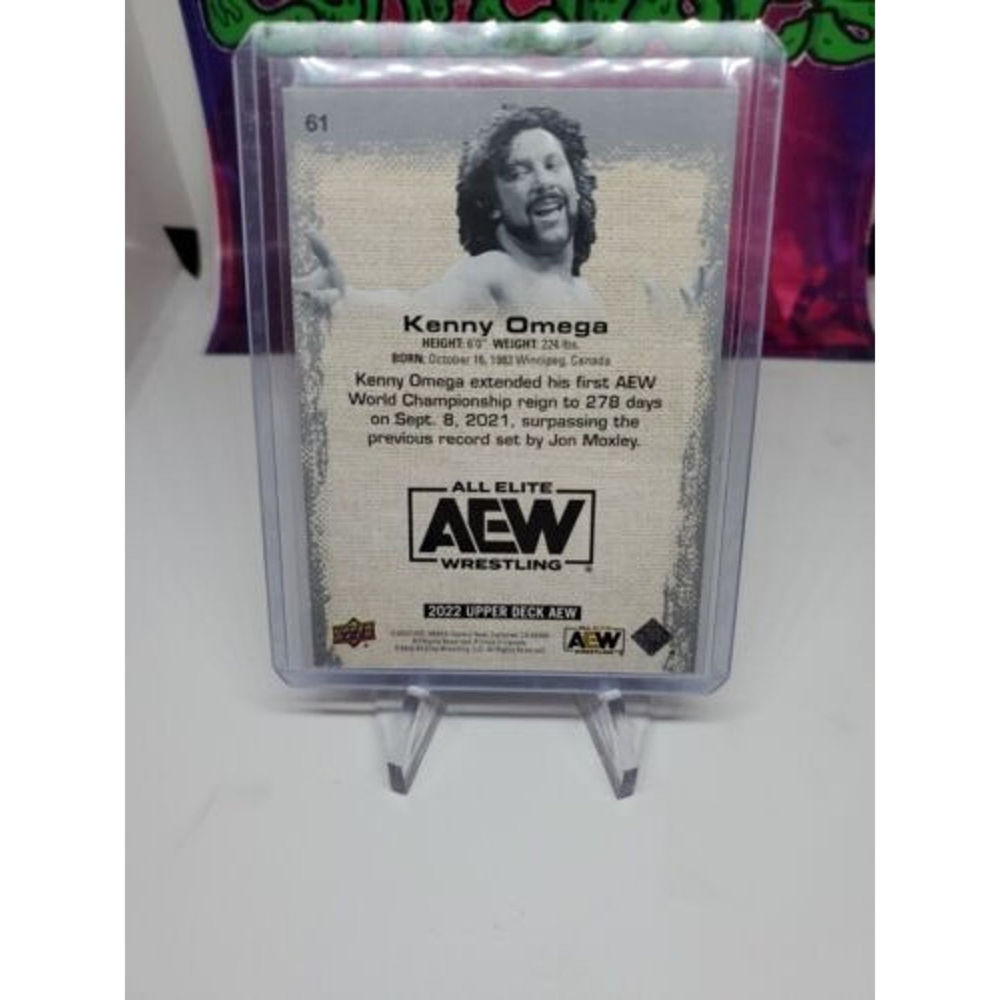 Kenny Omega - Pyro - 2022 Upper Deck AEW - All Elite Wrestling - 61