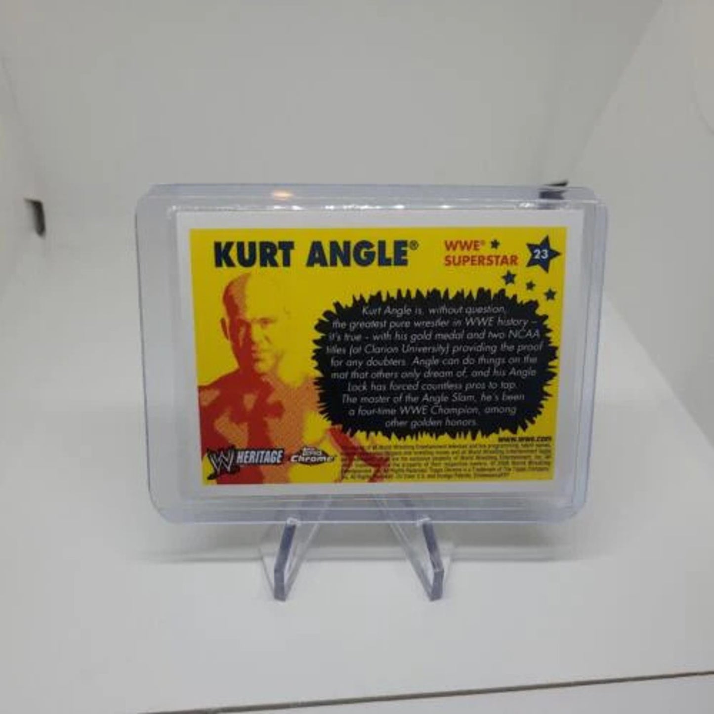 Topps Heritage Chrome 2006 #23 Kurt Angle WWE Superstar