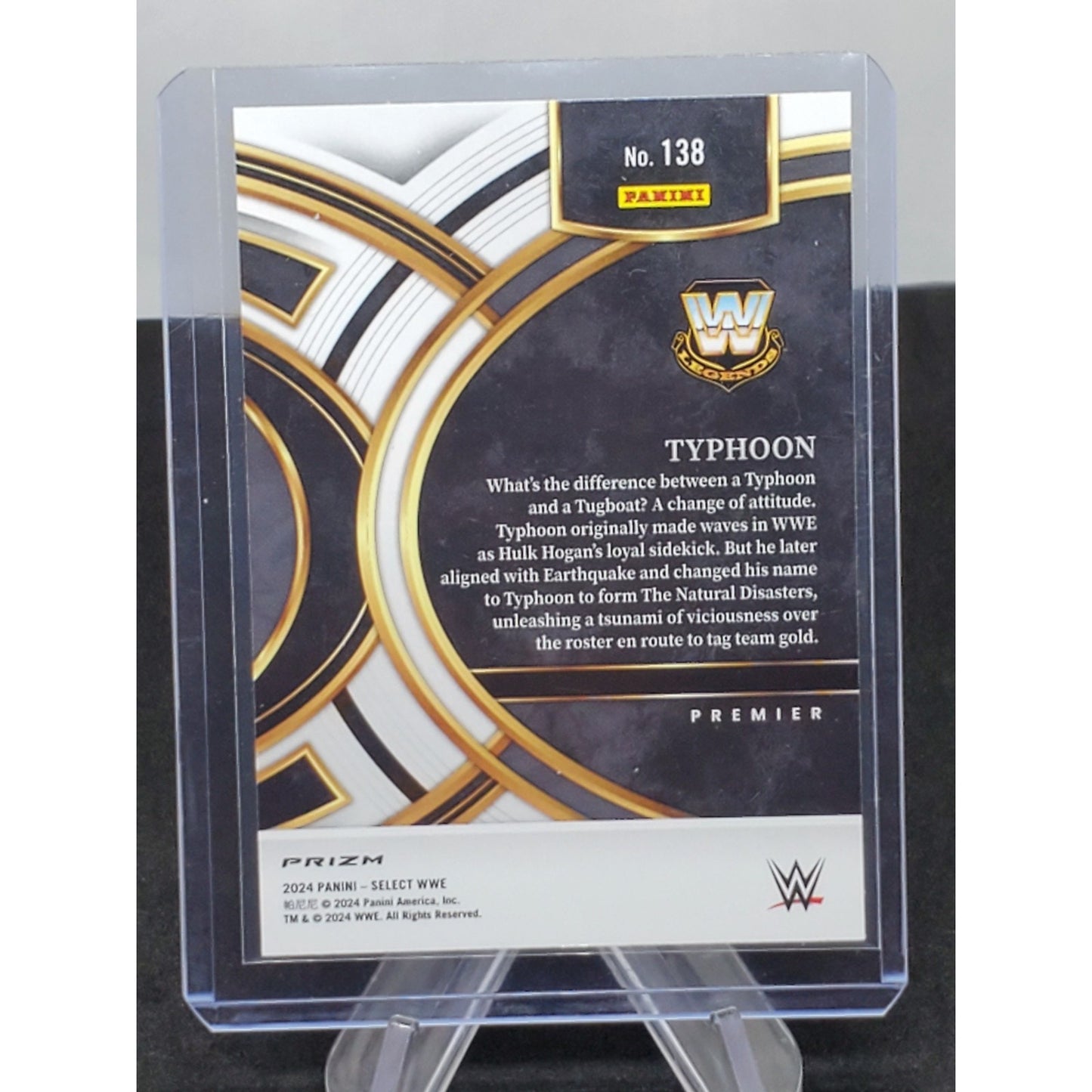 2024 Panini Select WWE Silver Prizm Premier Typhoon