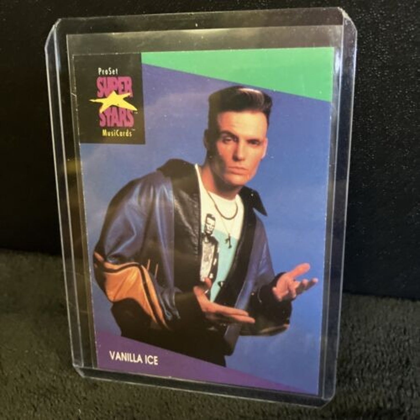 Music VANILLA ICE 1991 Pro Set Super Stars #145.