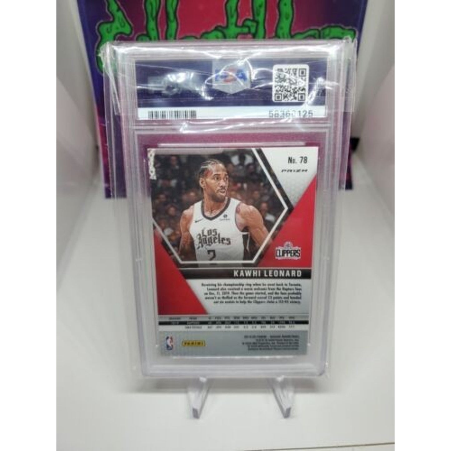 2019 Panini Mosaic - KAWAI LEONARD - Silver #78 - SAN ANTONIO SPURS PSA 10 Pop