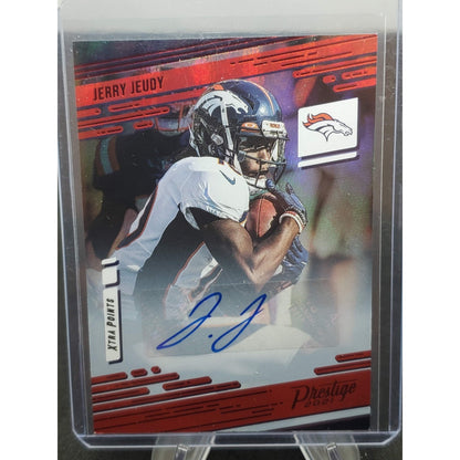 2021 Panini Prestige - Jerry Jeudy #39 Xtra Points Premium Red Signatures Auto