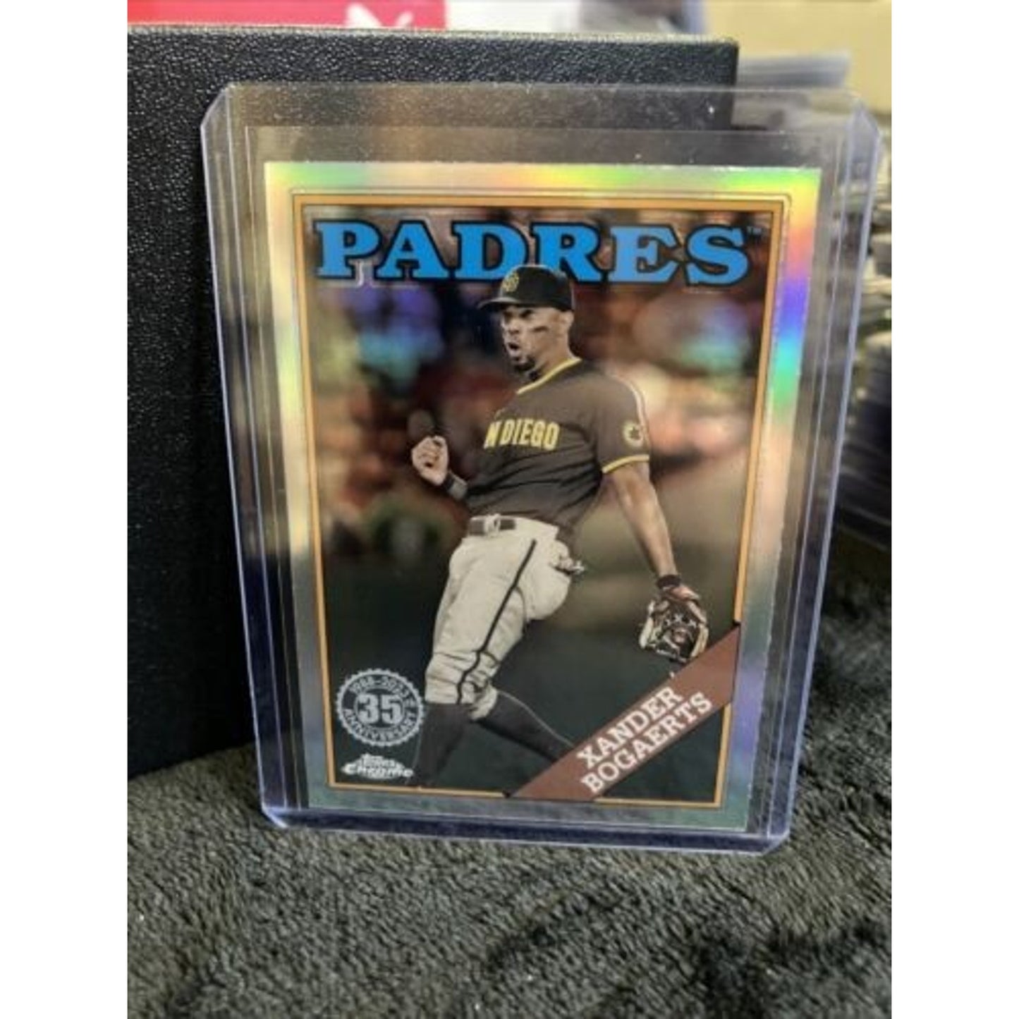 New 2023 Topps Chrome Xander Bogaerts #88BC-8 35th Anniversary Boston Red Sox