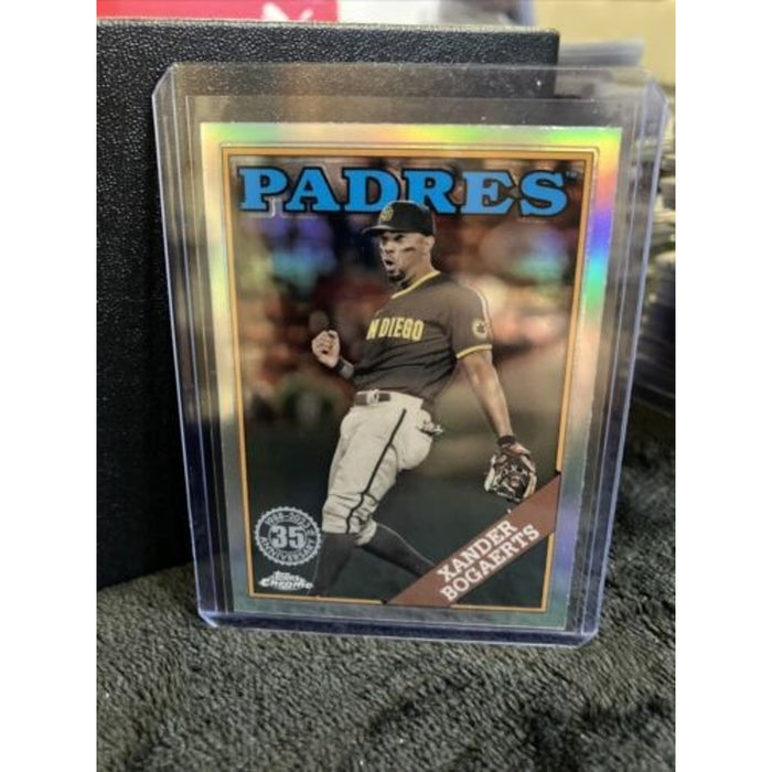 New 2023 Topps Chrome Xander Bogaerts #88BC-8 35th Anniversary Boston Red Sox