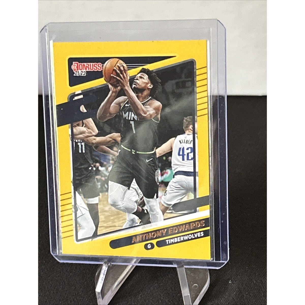 2021-22 Panini Donruss Anthony Edwards Yellow Flood Exclusive - Pack Fresh New
