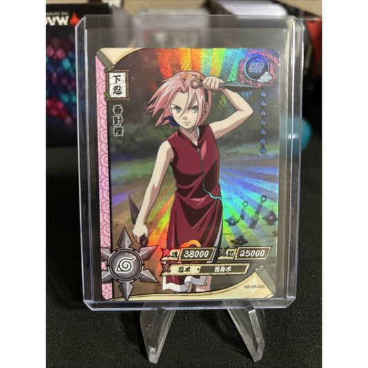 Sakura Haruno - Naruto Kayou Card TCG NR-SR-060 Super Rare Holo Tc2 / Pack Fresh