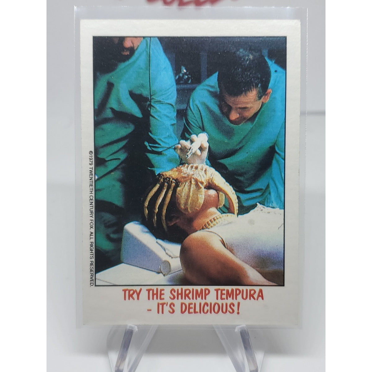 Fright Flicks 1988 Topps Alien Card #83 (NM)