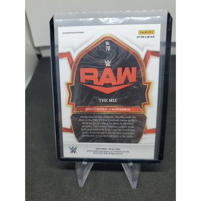 Prizm Orange Flash 2023 Select WWE #70 The Miz