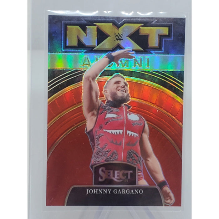 2024 PANINI SELECT WWE JOHNNY GARGANO #15 /99 NXT ALUMNI RED PRIZM SP