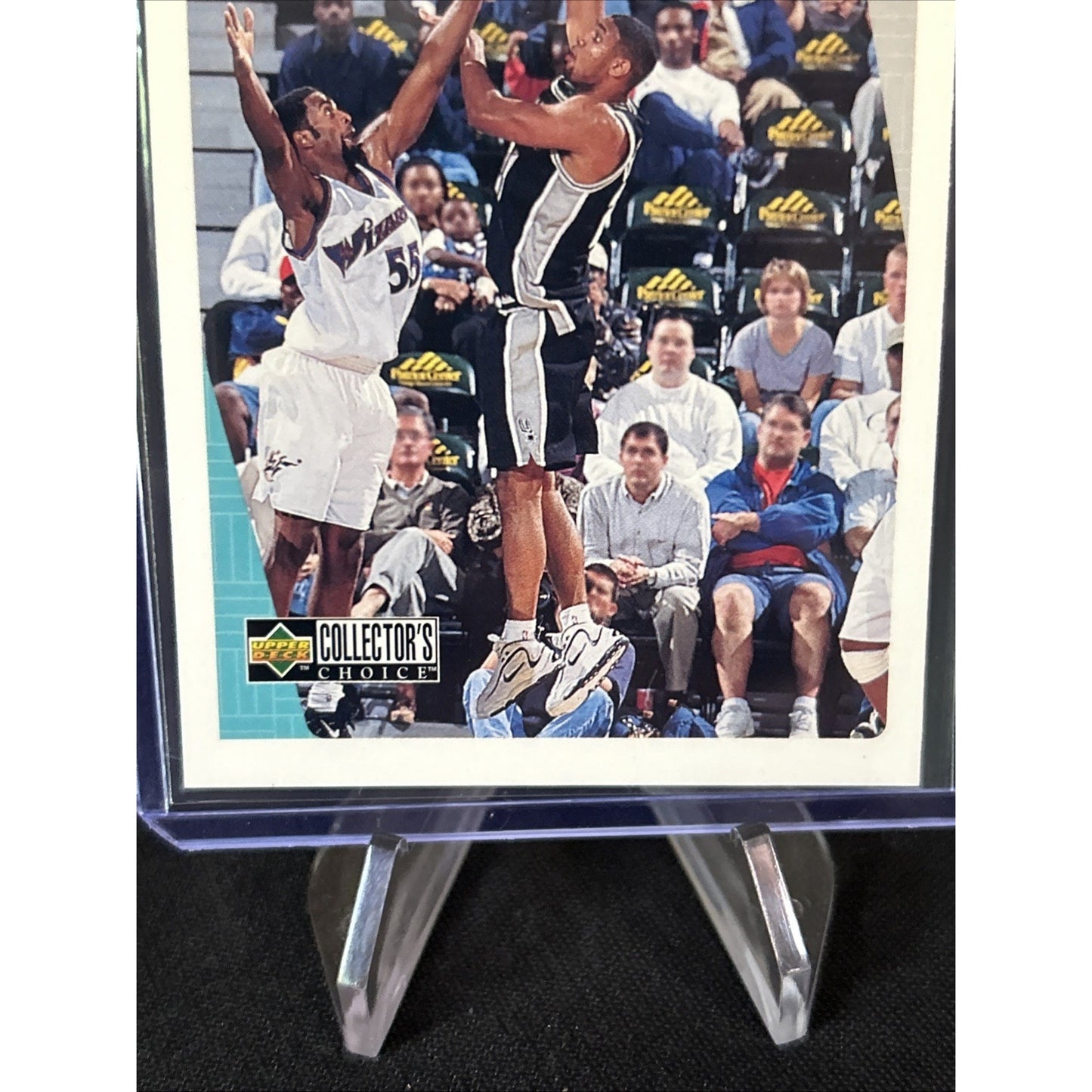 Tim Duncan 1997-98 Upper Deck RC Collector's Choice #323 Spurs - Excellent Cond