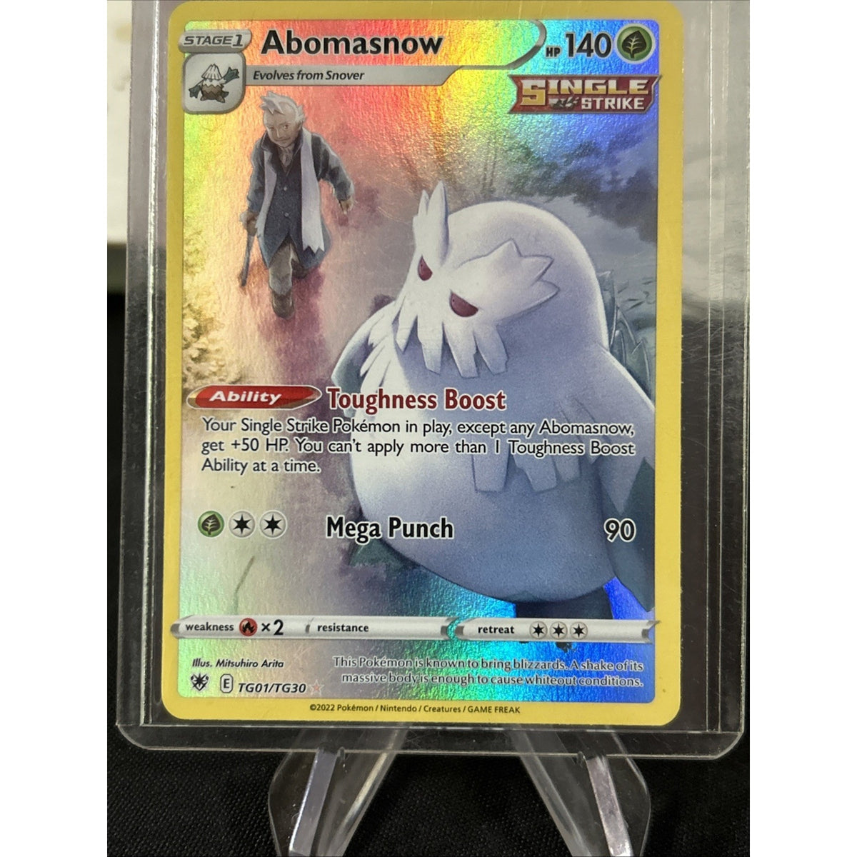 Abomasnow TG01/TG30 Swsh10 Astral Radiance Trainer Gallery Holo - Pack Fresh New