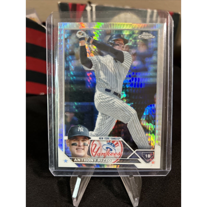 2023 Topps Chrome - Anthony Rizzo #191 X-fractor / NY Yankees / Pack Fresh New