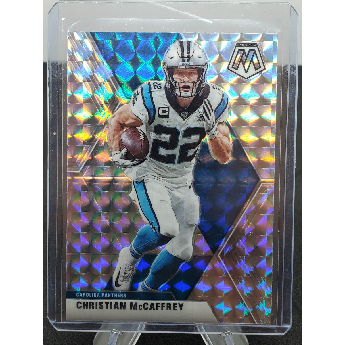 2020 Panini Mosaic - Christian McCaffrey #36 Mosaic Prizm