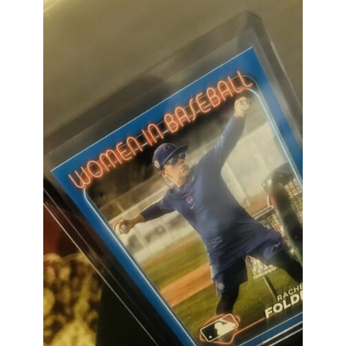 RACHEL FOLDEN #WIB-5 2024 TOPPS SERIES 2 WOMEN IN BASEBALL BLUE PARALLEL INSERT