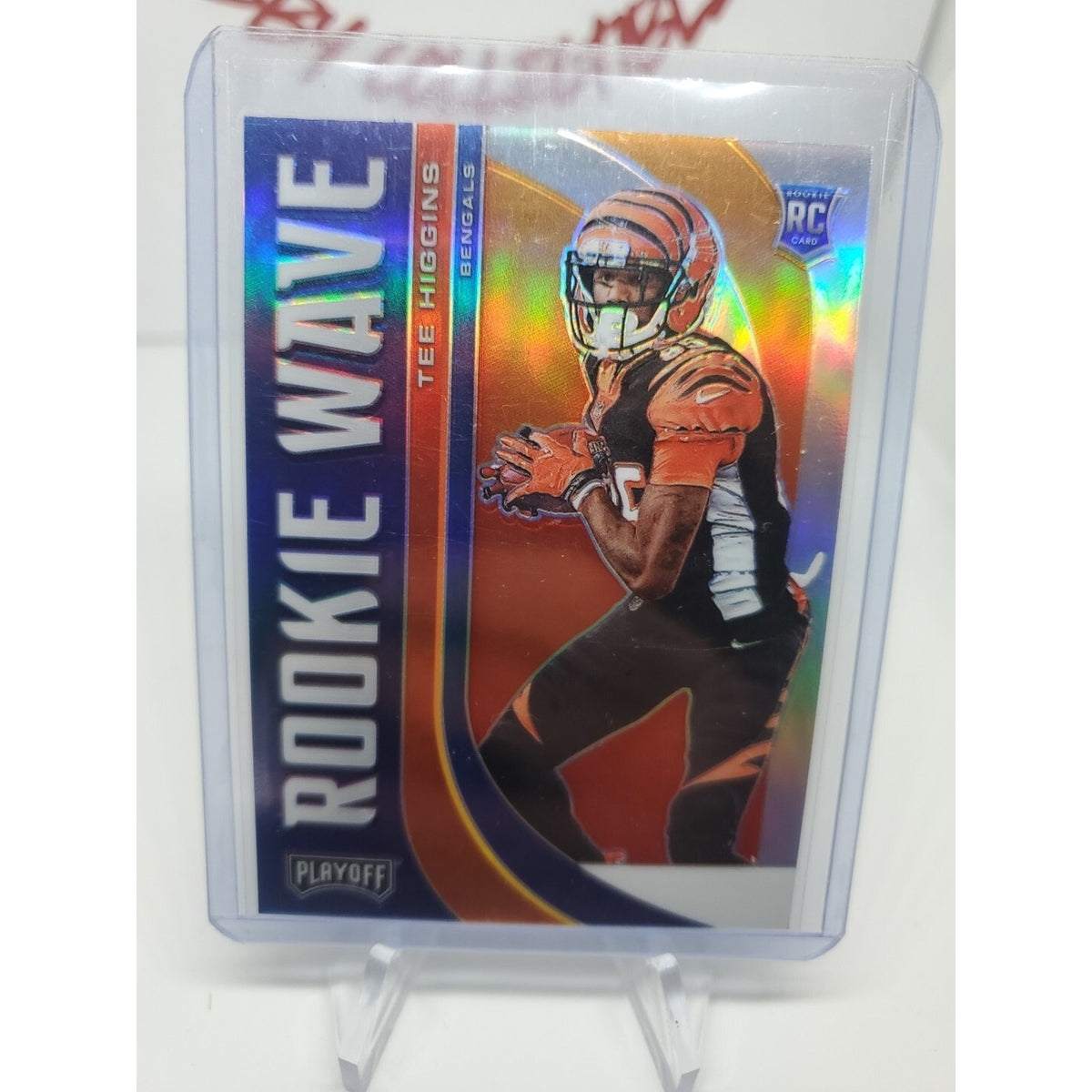 2020 Panini Playoff Tee Higgins Rookie Wave Cincinnati Bengals