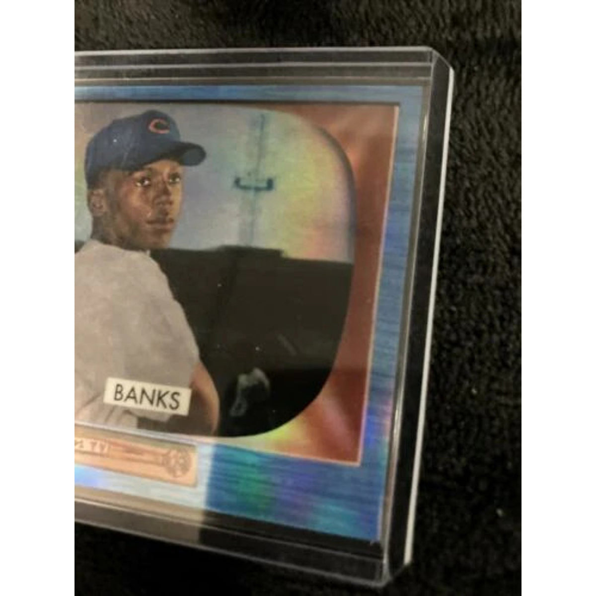 Ernie Banks 2013 Bowman Chrome Draft #242 Blue Sapphire Rookie Reprint Pack New
