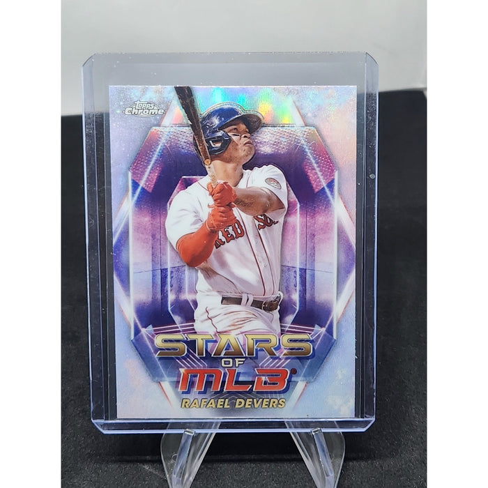 2023 Topps Chrome Stars of MLB Rafael Devers #SMLBC-4 Red Sox