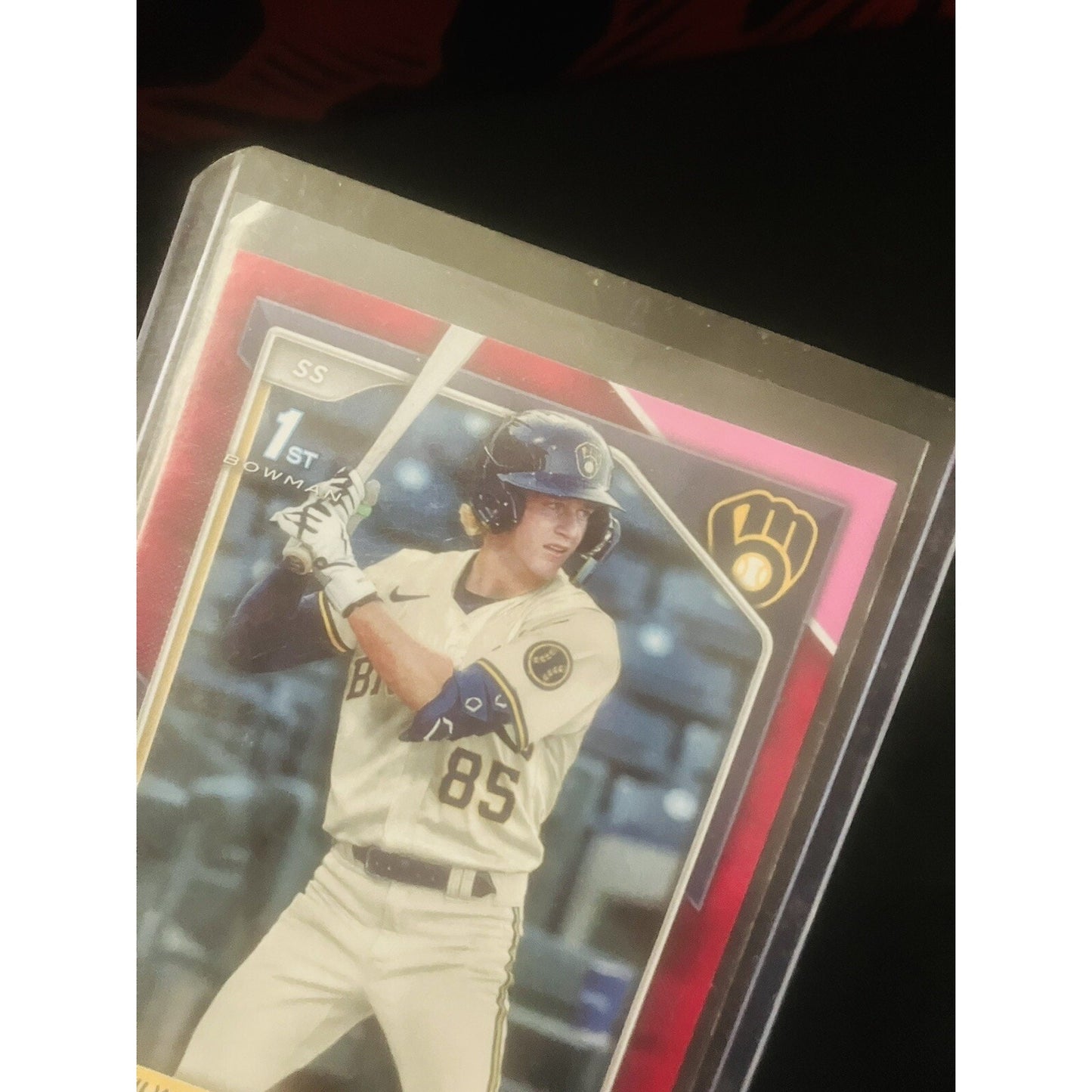 2024 Bowman - Prospects Fuchsia Border #BP-137 Cooper Pratt /299 (RC) - Pack New