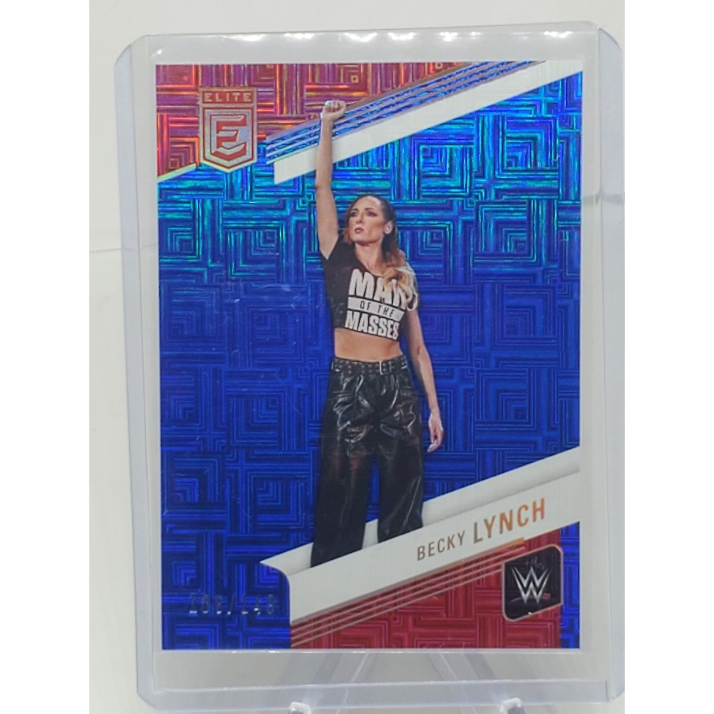 2023 Panini Donruss Elite WWE Becky Lynch Blue Foil Parallel Pandora /149 #16
