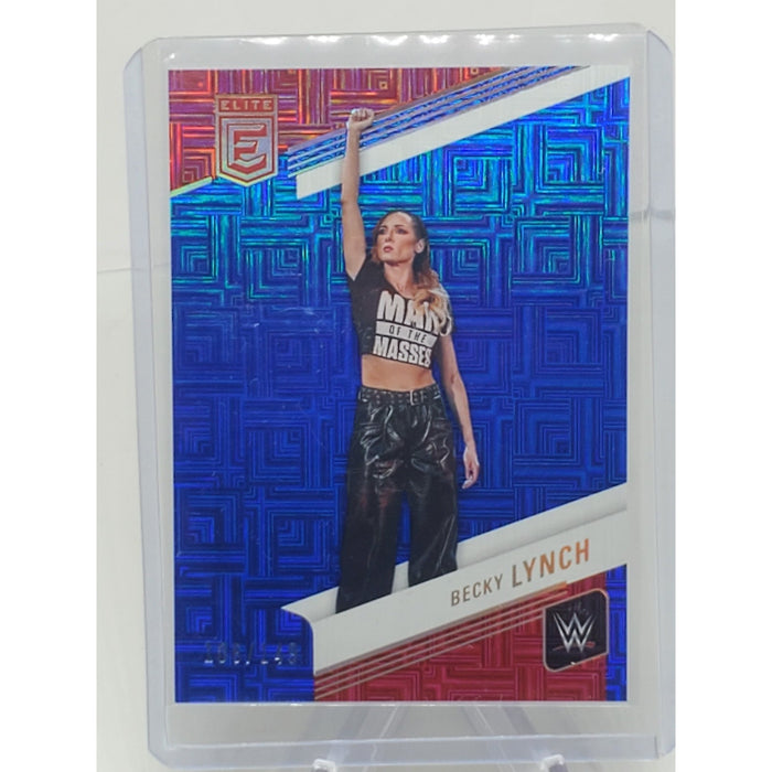 2023 Panini Donruss Elite WWE Becky Lynch Blue Foil Parallel Pandora /149 #16