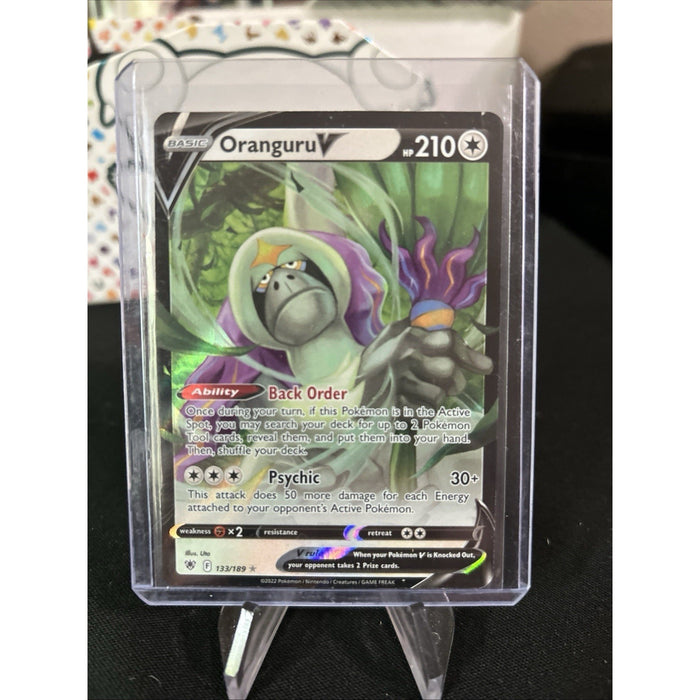 Pokémon TCG Oranguru V Astral Radiance 133/189 Holo Ultra Rare - Pack Fresh New