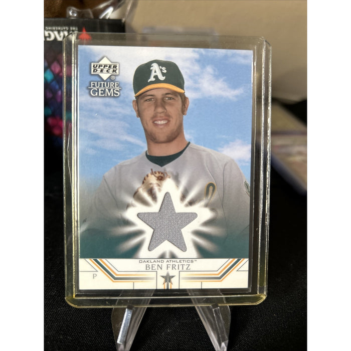 2002 Upper Deck Prospect Premieres #75 Ben Fritz XRC Jersey