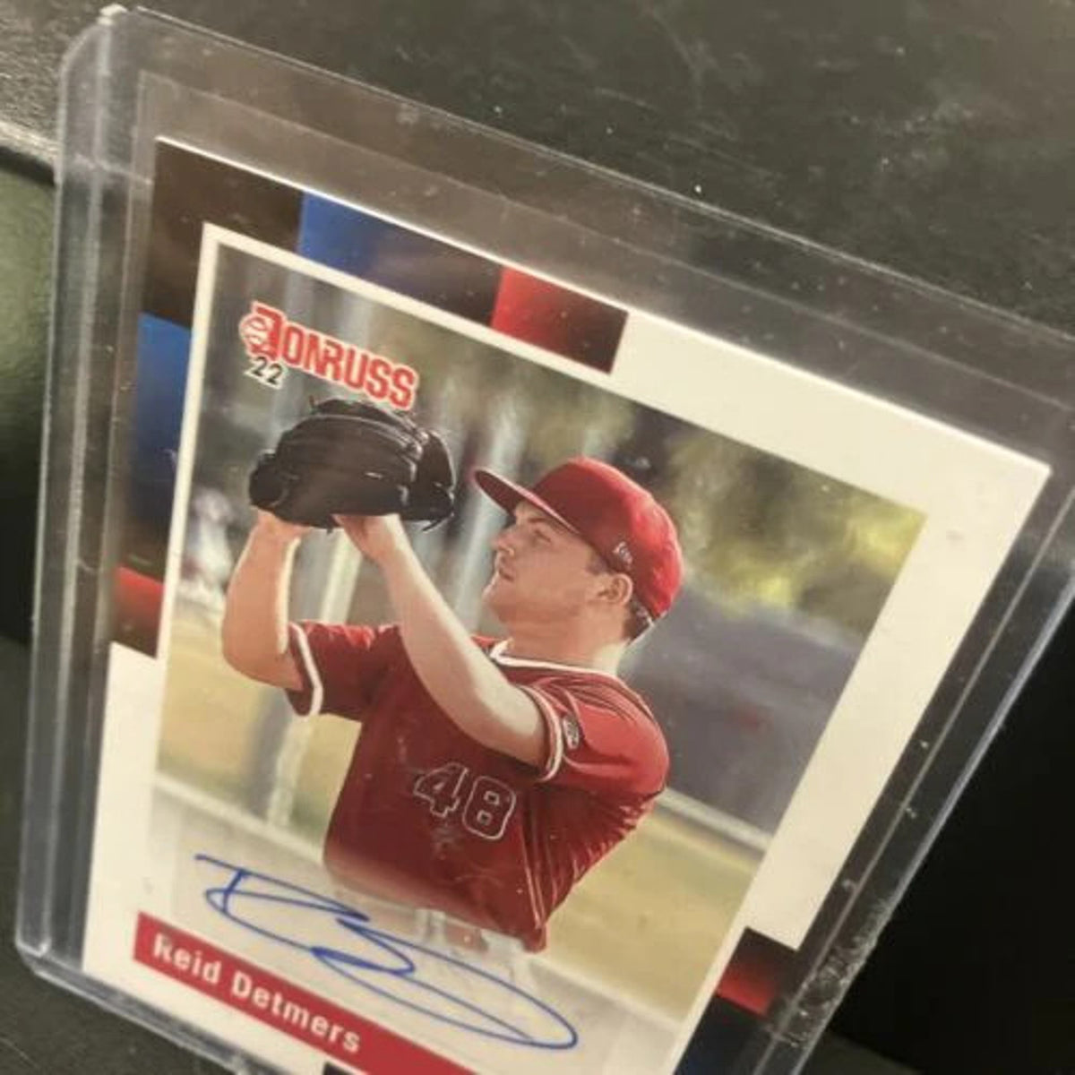 Reid Detmers Rookie Auto RC 2022 Panini Donruss Retro 1988Angels Pack Fresh New