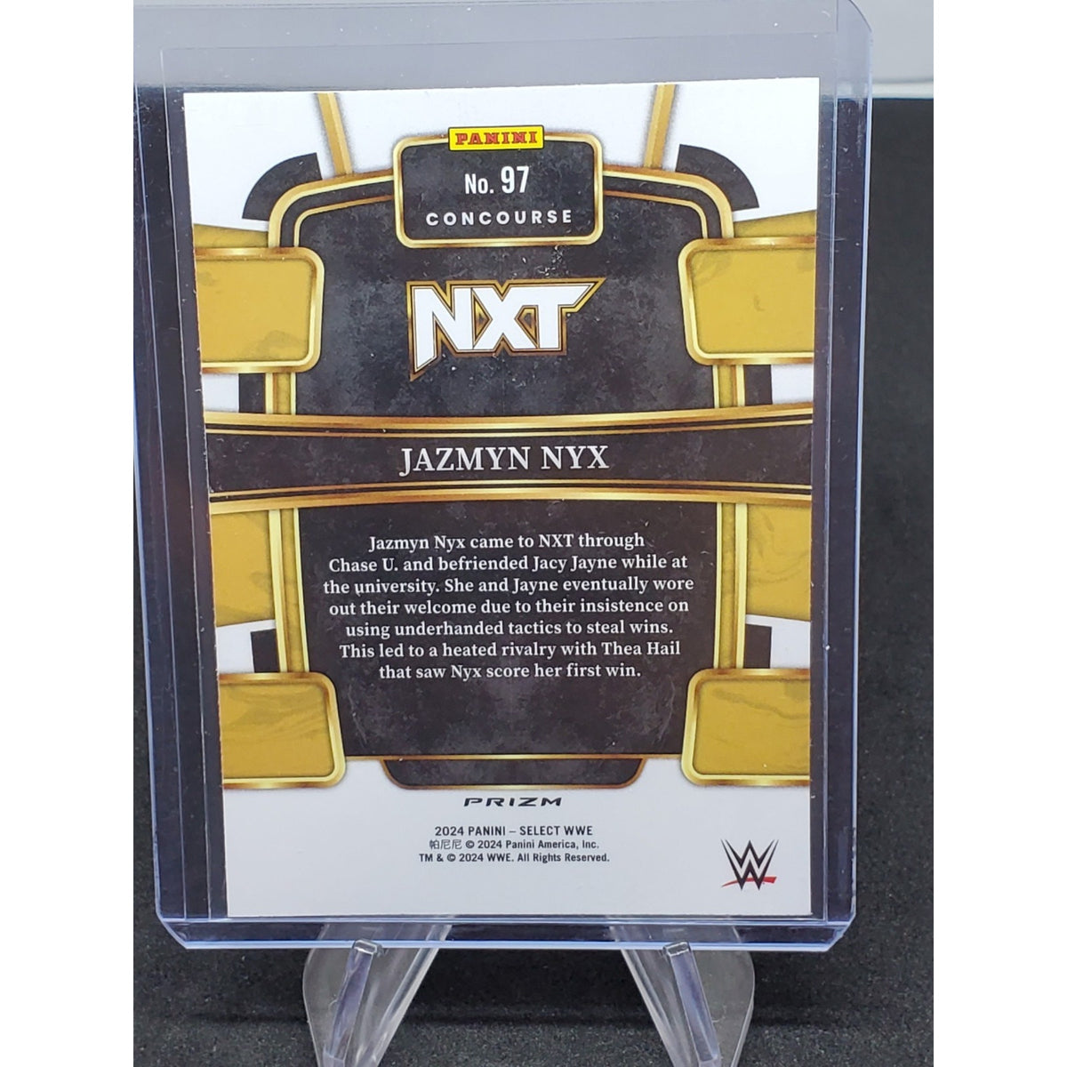 2024 Panini Select WWE Concourse Silver RC Jazmyn Nyx