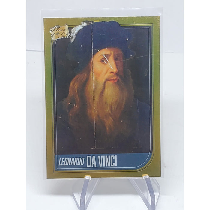 2021 Pieces Of The Past Gold #61 Leonardo Da Vinci 5a