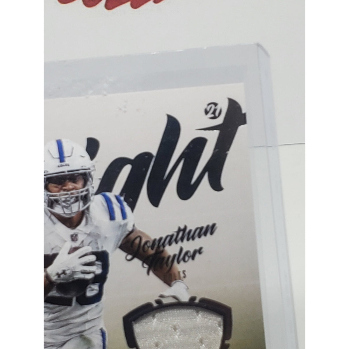 2021 Panini Luminance Bright Beginnings Relics Jonathan Taylor #BB-JT