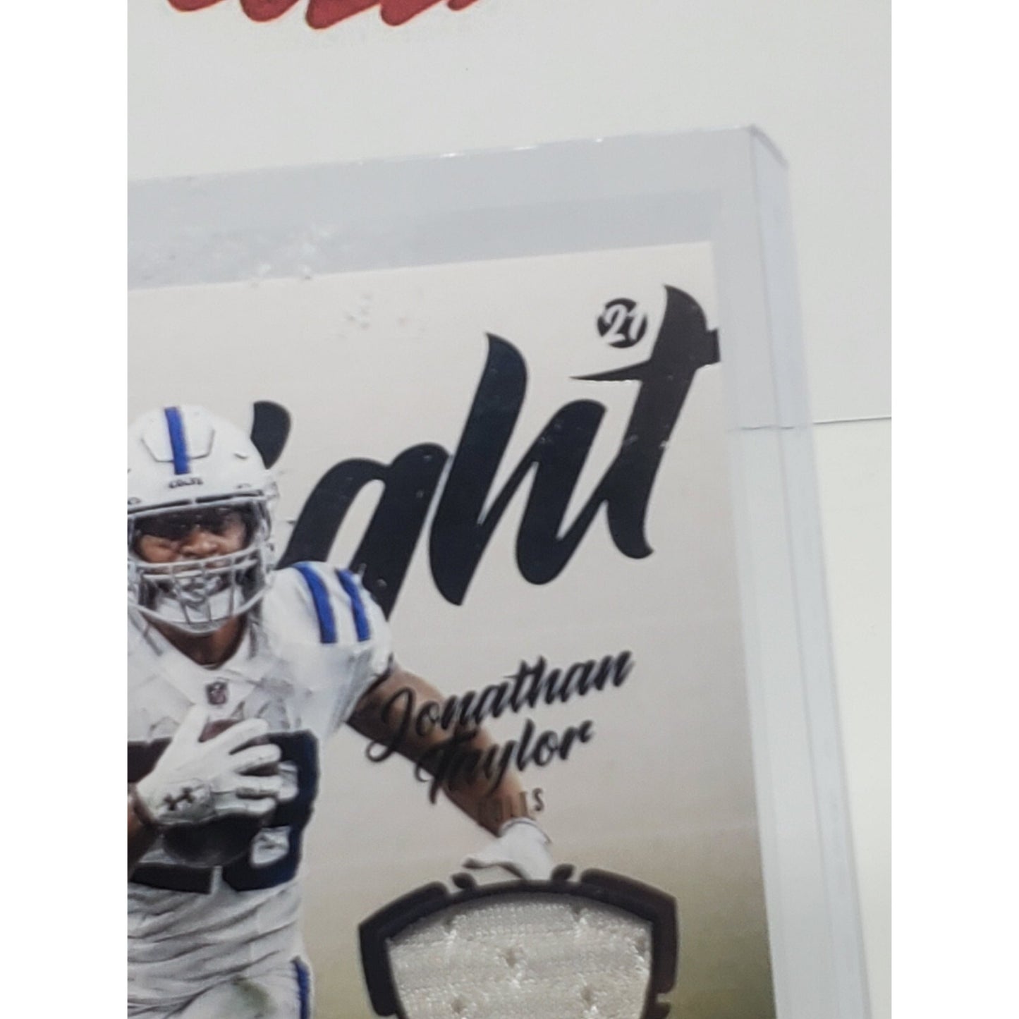 2021 Panini Luminance Bright Beginnings Relics Jonathan Taylor #BB-JT