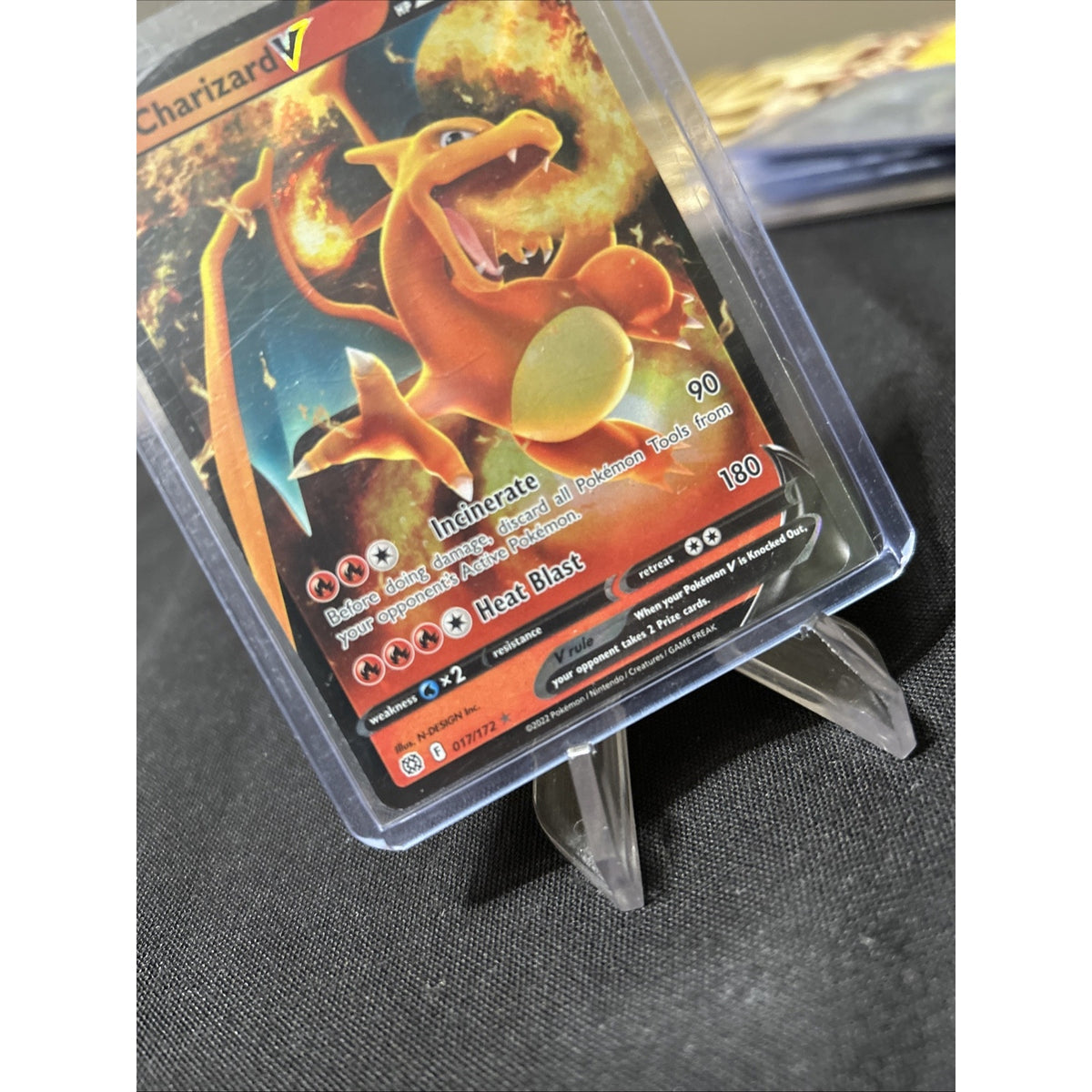 Pokémon TCG Charizard V Crown Zenith 018/159 Holo Ultra Rare / Pack Fresh New