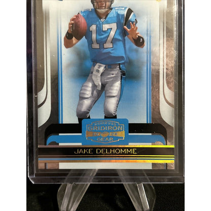 2006 Donruss Gridiron Gear #15 Jake Delhomme Gold Holofoil X's #/100