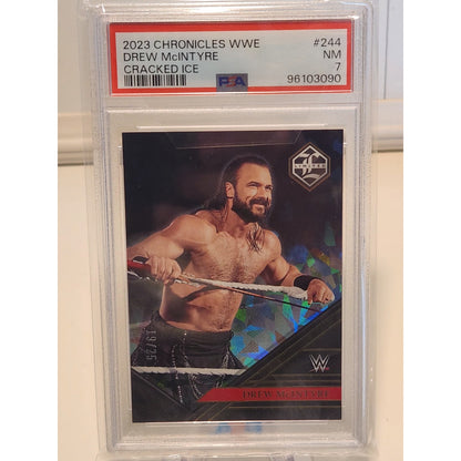PSA 2023 Chronicles WWE Drew McIntyre Cracked Ice #/25 #244