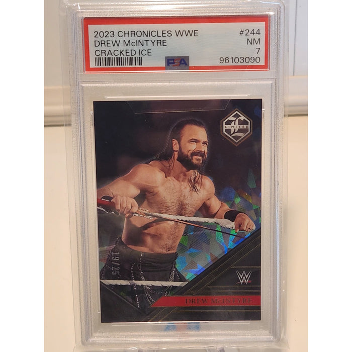 PSA 2023 Chronicles WWE Drew McIntyre Cracked Ice #/25 #244