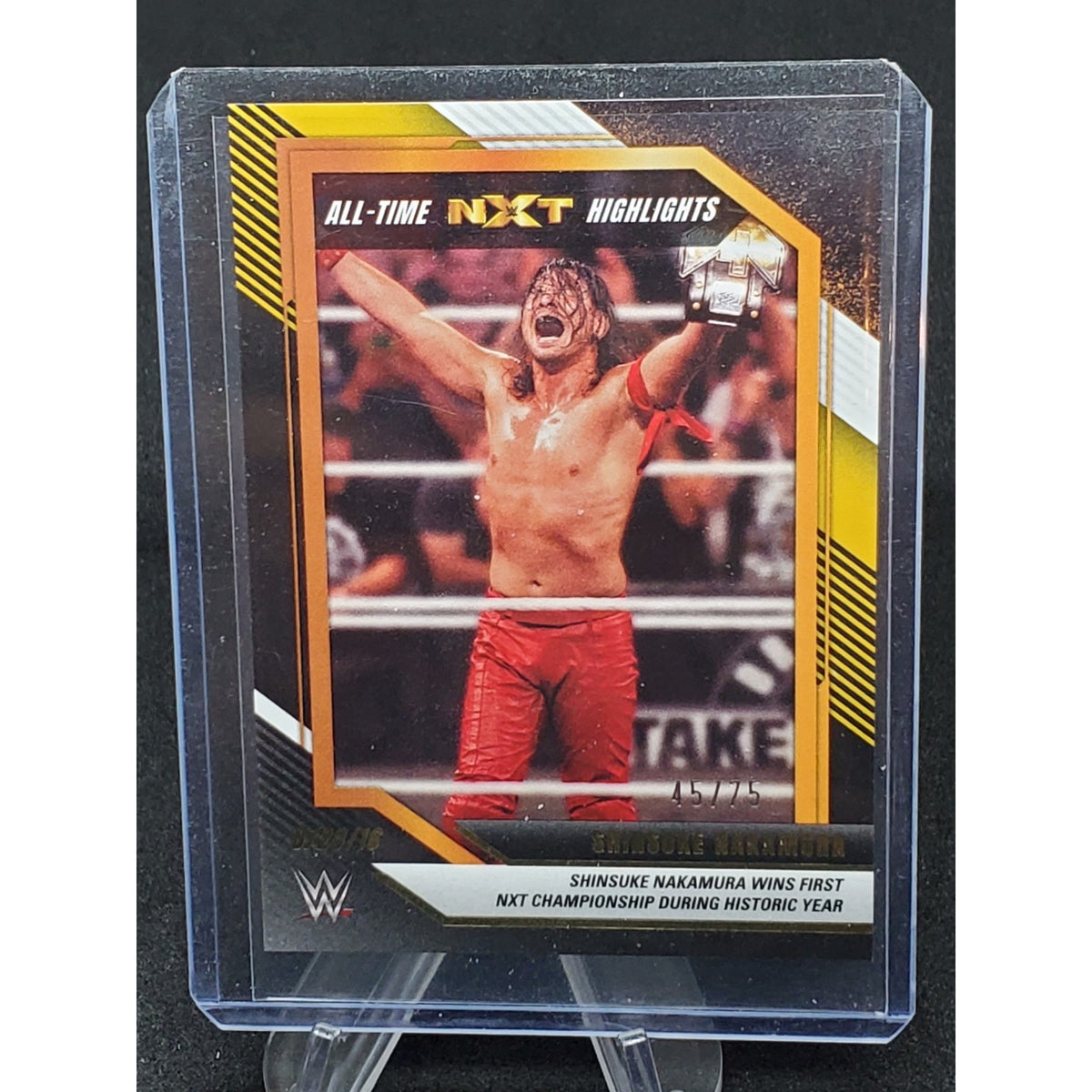 2022 PANINI WWE NXT SHINSUKE NAKAMURA HIGHLIGHTS /75