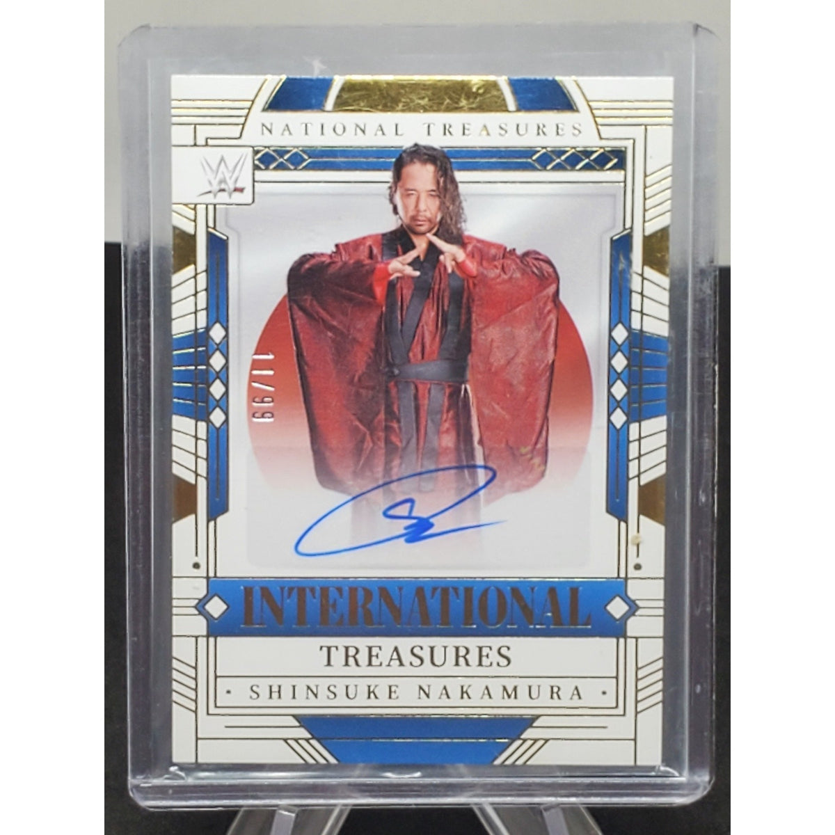 2024 National Treasures WWE International Auto Shinsuke Nakamura /99