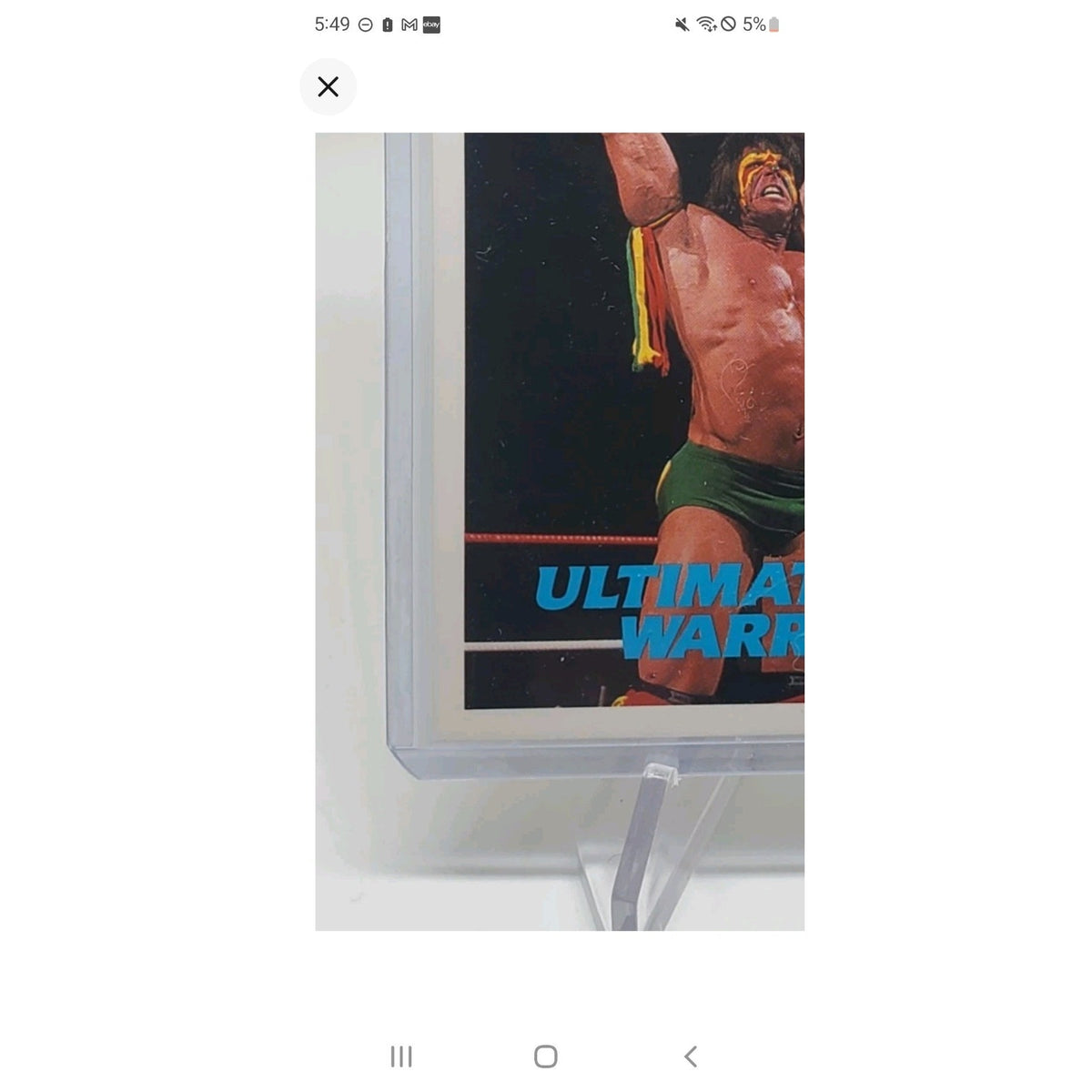 1990 Classic WWF - Ultimate Warrior #43
