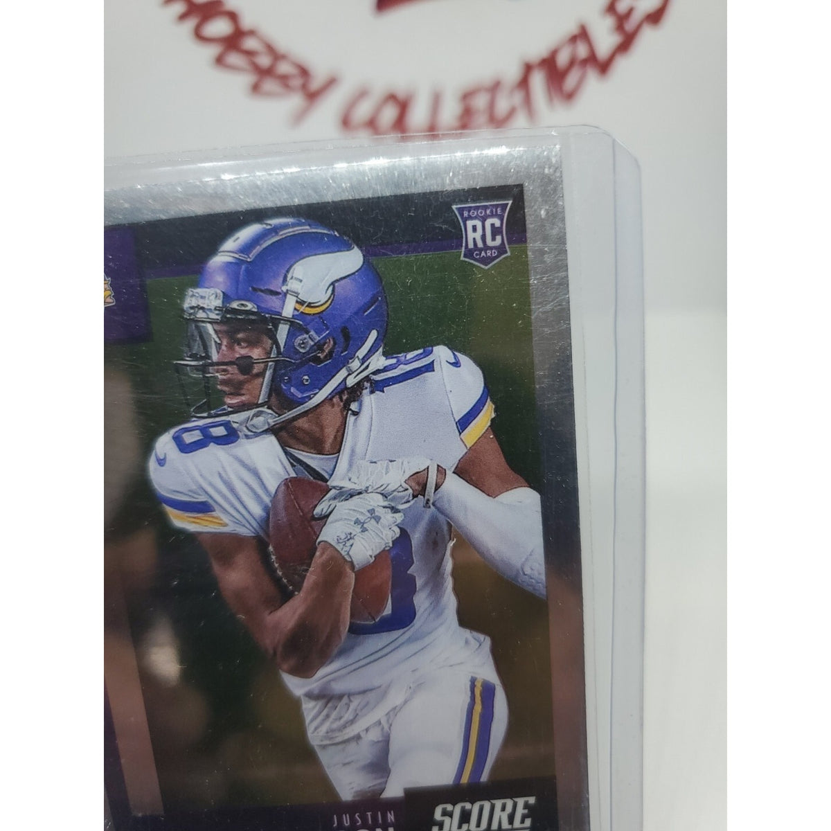 2020 NFL Chronicles Score Justin Jefferson Rookie Card #449 RC Vikings