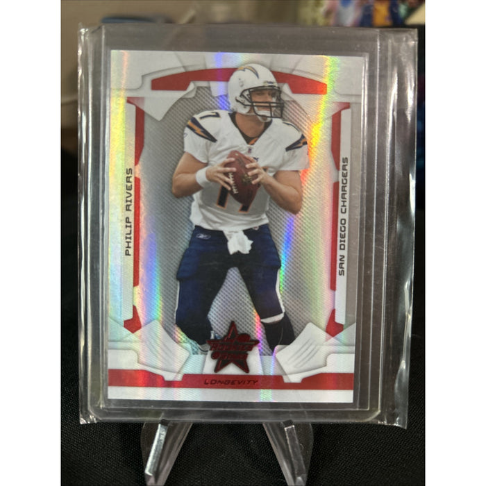 2008 Leaf Rookies & Stars Philip Rivers #78 San Diego Chargers #/249 SP Foil