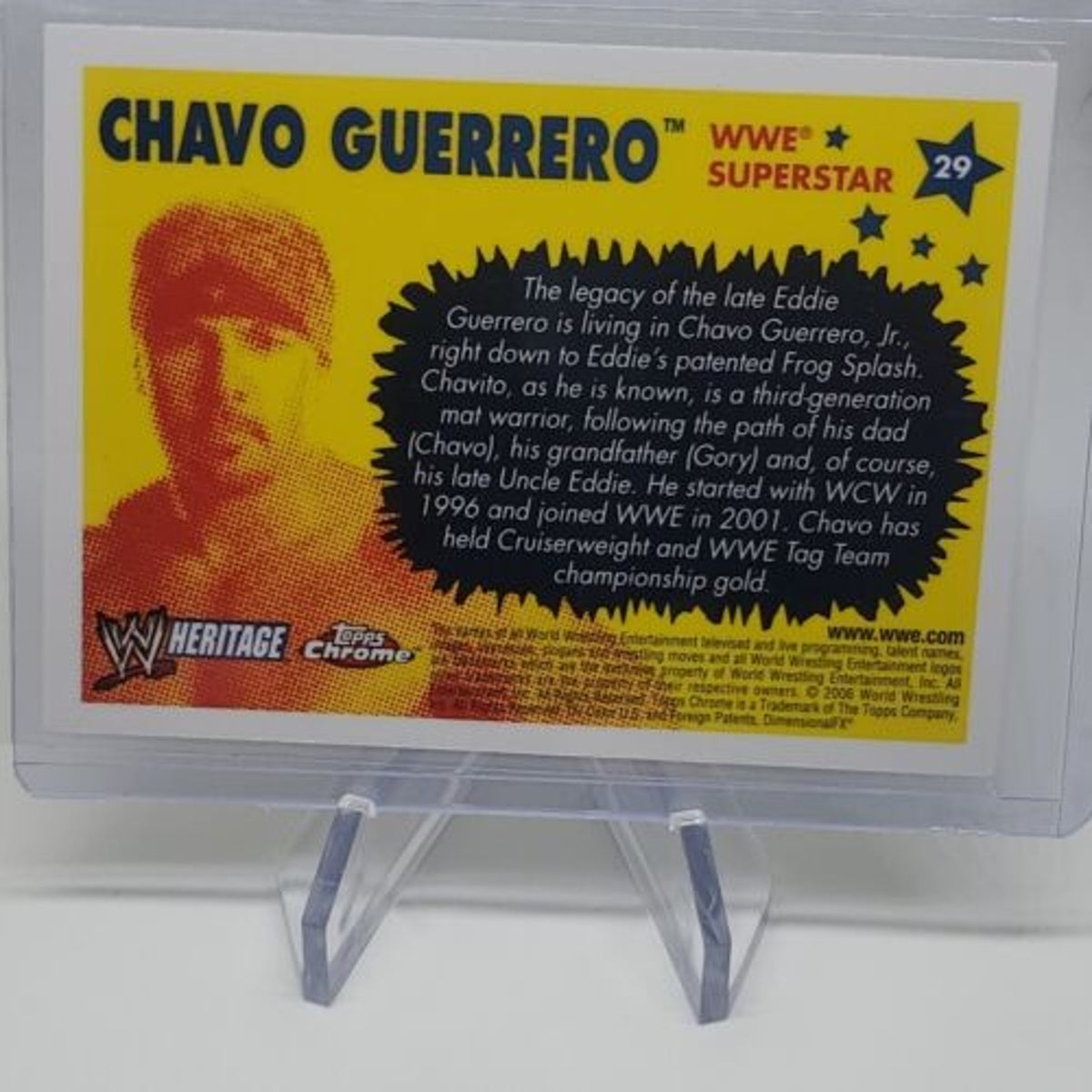 Topps Heritage Chrome 2006 WWE Wrestling #29 Chavo Guerrero