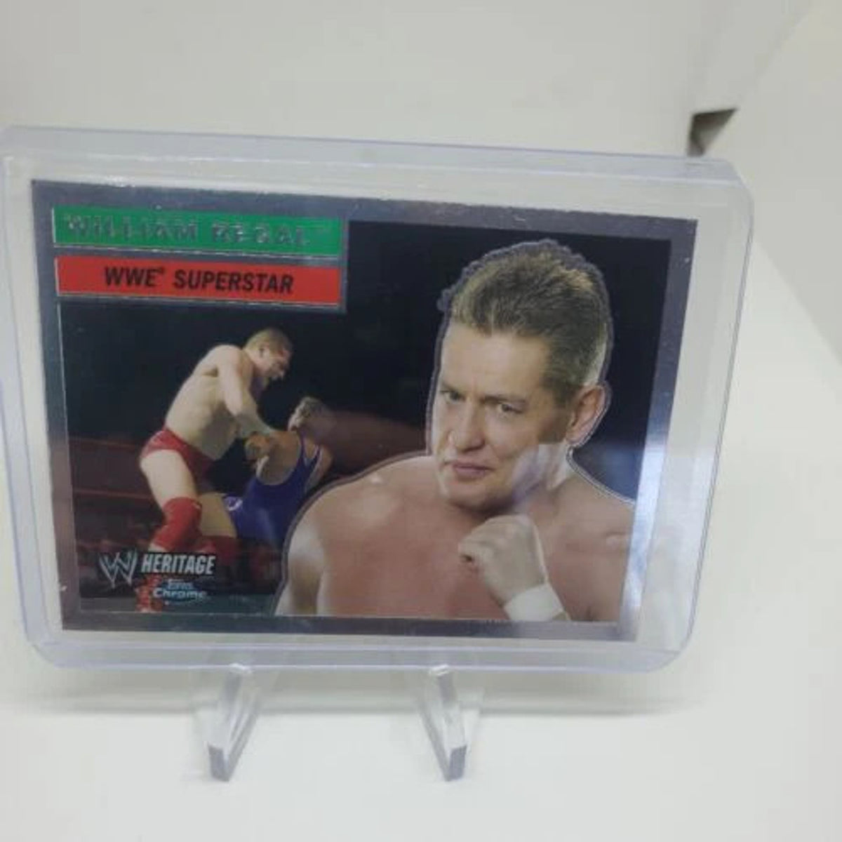 Topps Heritage Chrome 2006 WWE Wrestling #53 William Regal - Top Loaded Sleeved
